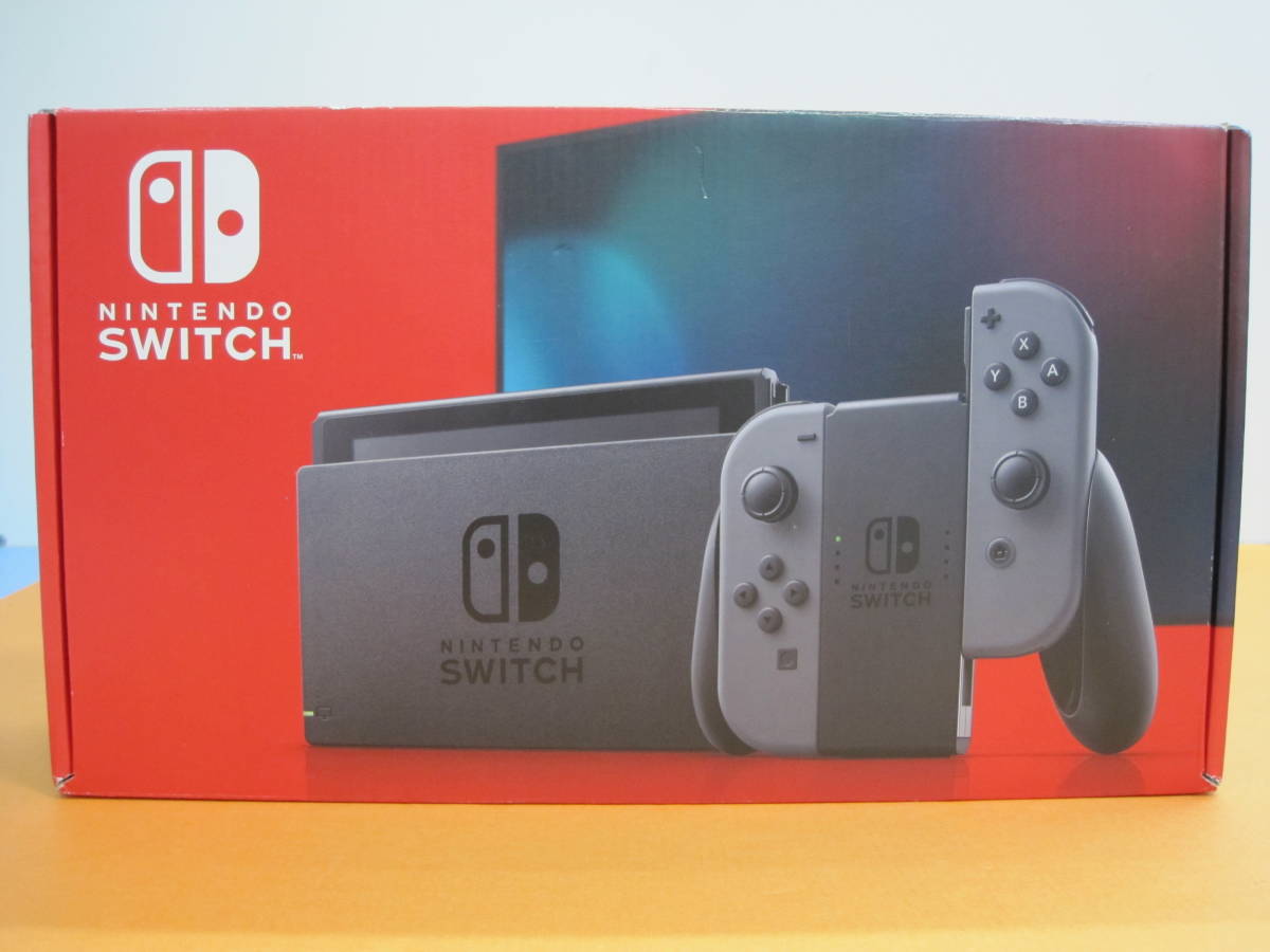 新型 新モデル Nintendo Switch ニンテンドー スイッチ本体 グレー ②