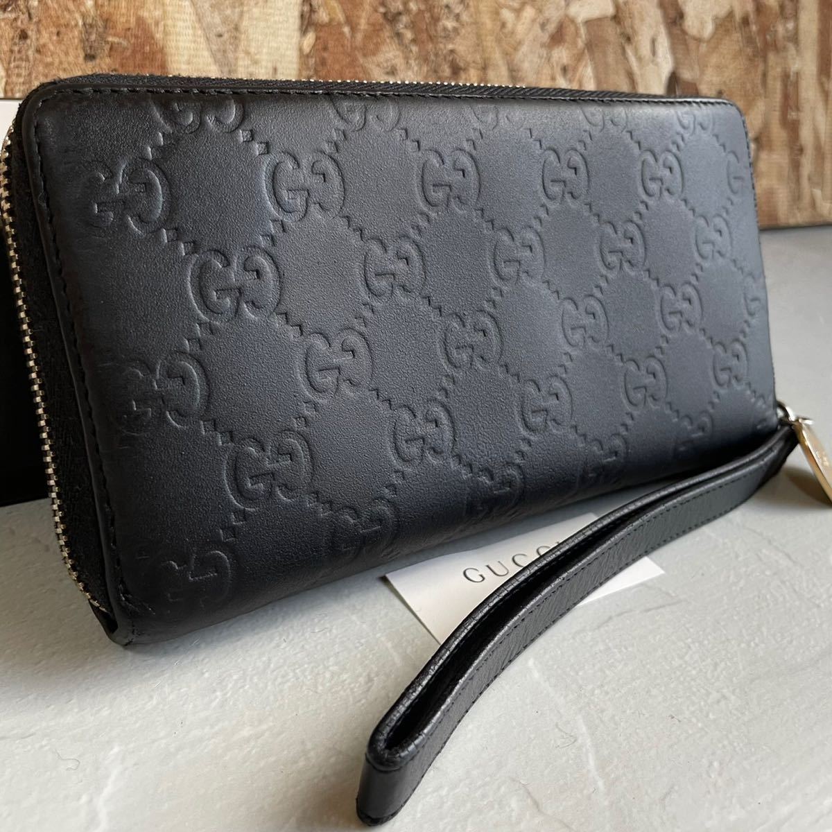 □1円□グッチ□良品□GUCCI□ジッピーウォレット□長財布□ラウンド 