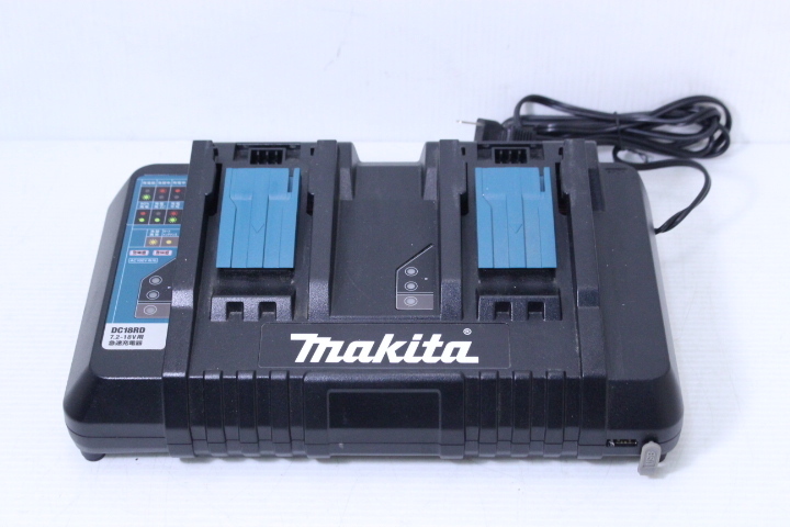 DC18RD マキタ 2口急速充電器 通販モノタロウ 1台 冷却 ○makita DC18RD マキタ 2口急速充電器 通販モノタロウ 1台 冷却 ○makita