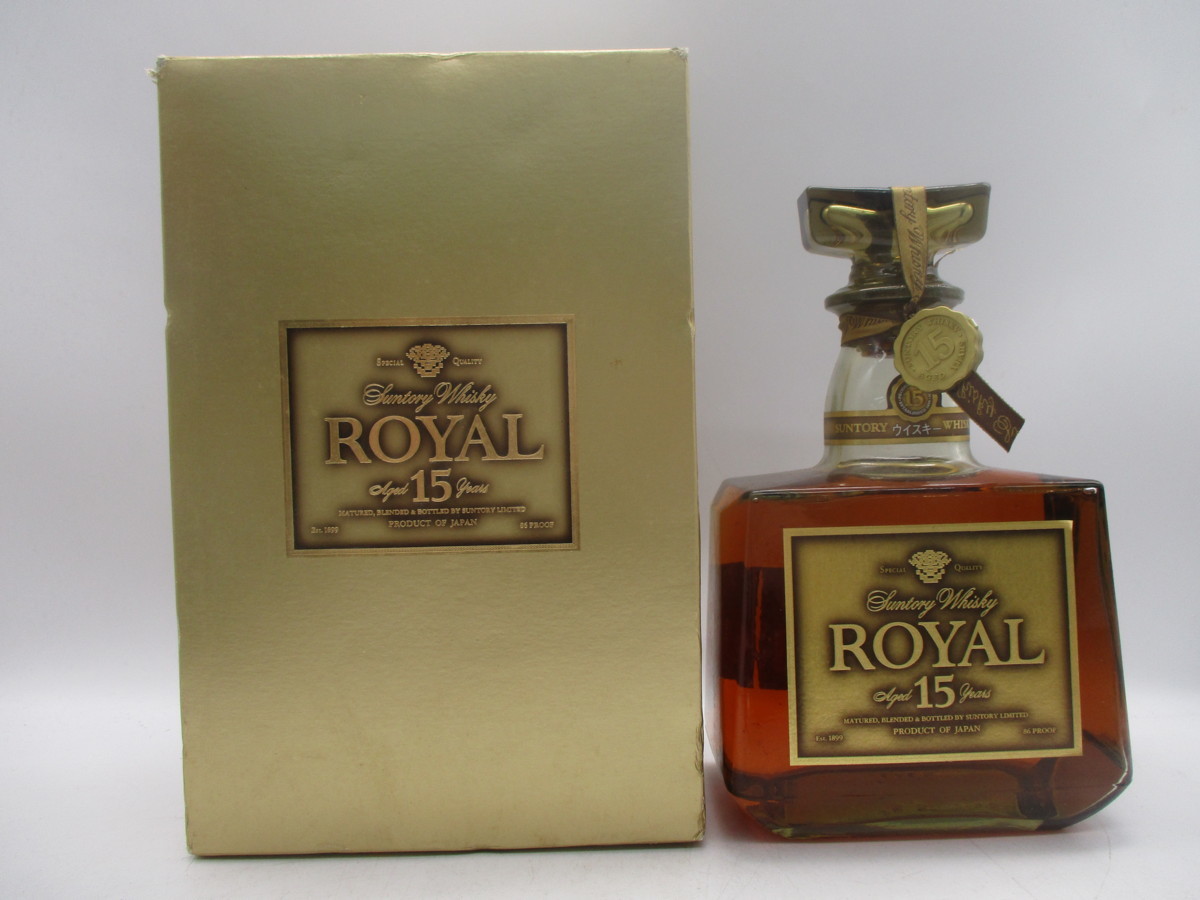 同梱OK商品】SUNTORY WHISKY ROYAL 15年 サントリーウイスキー