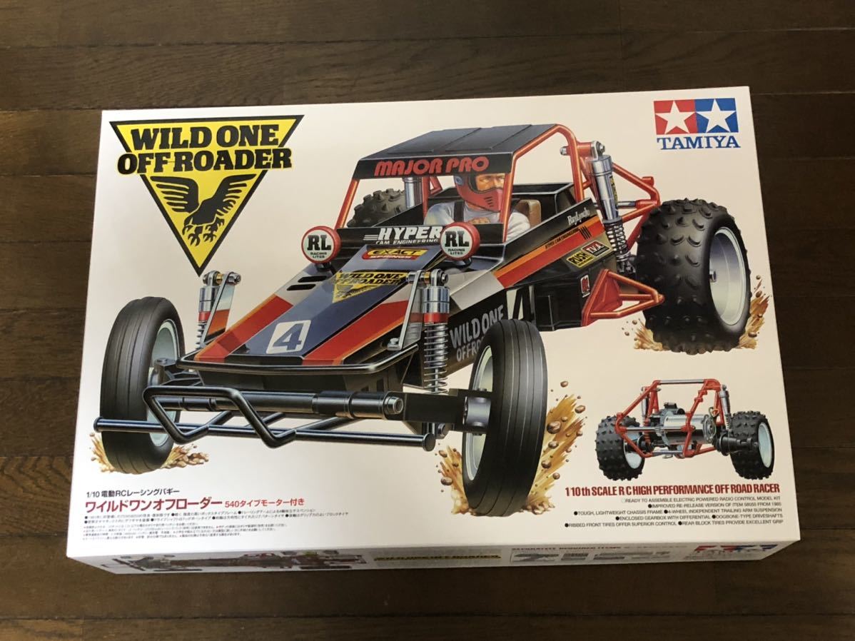 【美品】タミヤ ワイルドワン 未組立 ラジコン 復刻版 オフロード バギー 美品タミヤ ワイルドワン 未組立 ラジコン 復刻版 オフロード バギー