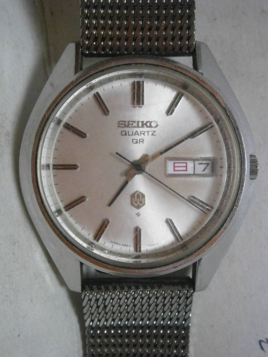 SEIKO 腕時計 1個】・・ セイコー/QR/3863-7001/クォーツ/3針/動作 