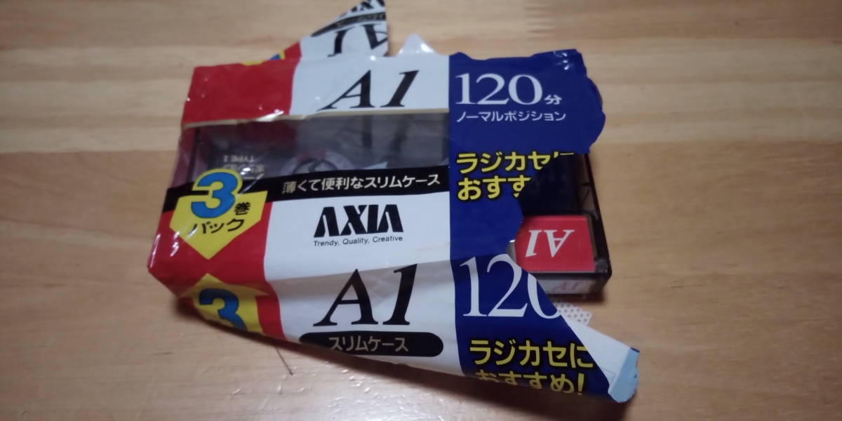 カセットテープ　120分ノーマル（TYPE I）　富士フィルム　AXIA_1
