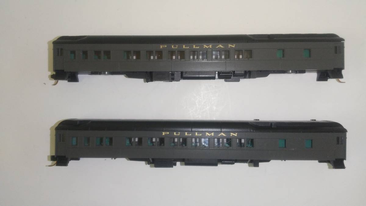 ジャンク品 Nゲージ MICRO TRAINS PULLMAN UNION PACIFIC 2両セット(台車欠品)