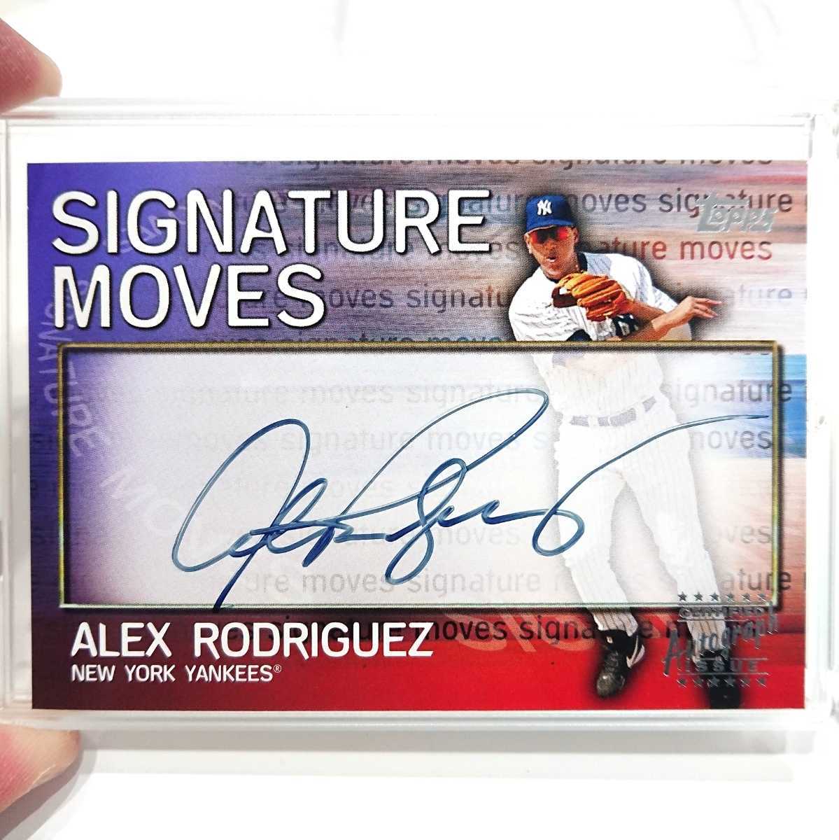 MLB topps アレックス・ロドリゲス 直筆 サイン カード 【公式通販】