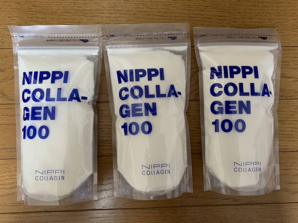 ニッピ コラーゲン100 110g×3袋 株主優待 送料無料 【公式通販】