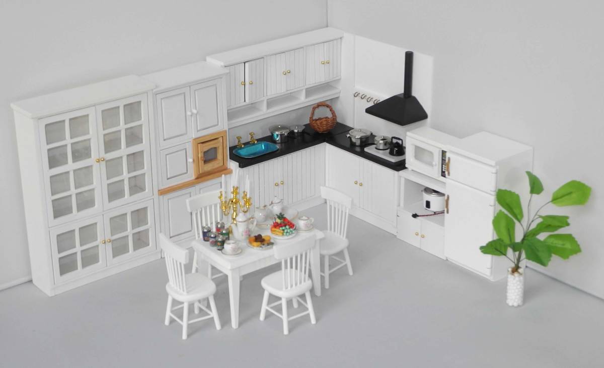 連休特価 ドールハウス １ １２サイズ キッチンセット ミニチュア ドールは含みません ドールハウス 売買されたオークション情報 Yahooの商品情報をアーカイブ公開 オークファン Aucfan Com