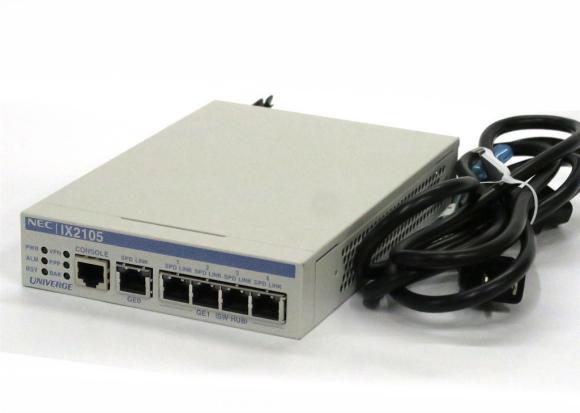 IX2105 UNIVERGE NEC 電源内蔵小型VPNルータ 2系統5ポート 4台セット