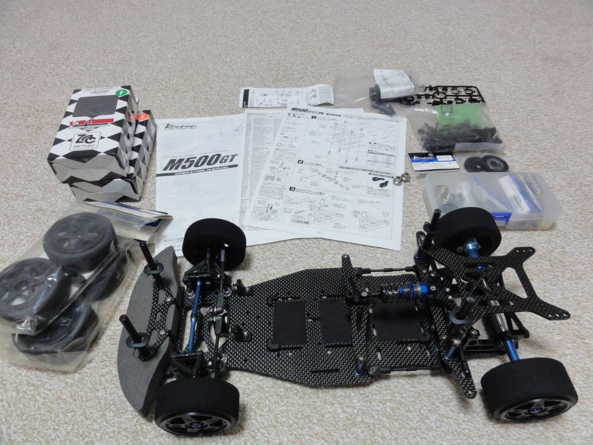 カワダ　M500GT2R ジャンク KAWADA M500GT2R 1/10電動ラジコンシャーシ (カワダ) 中古品 ※タミヤ