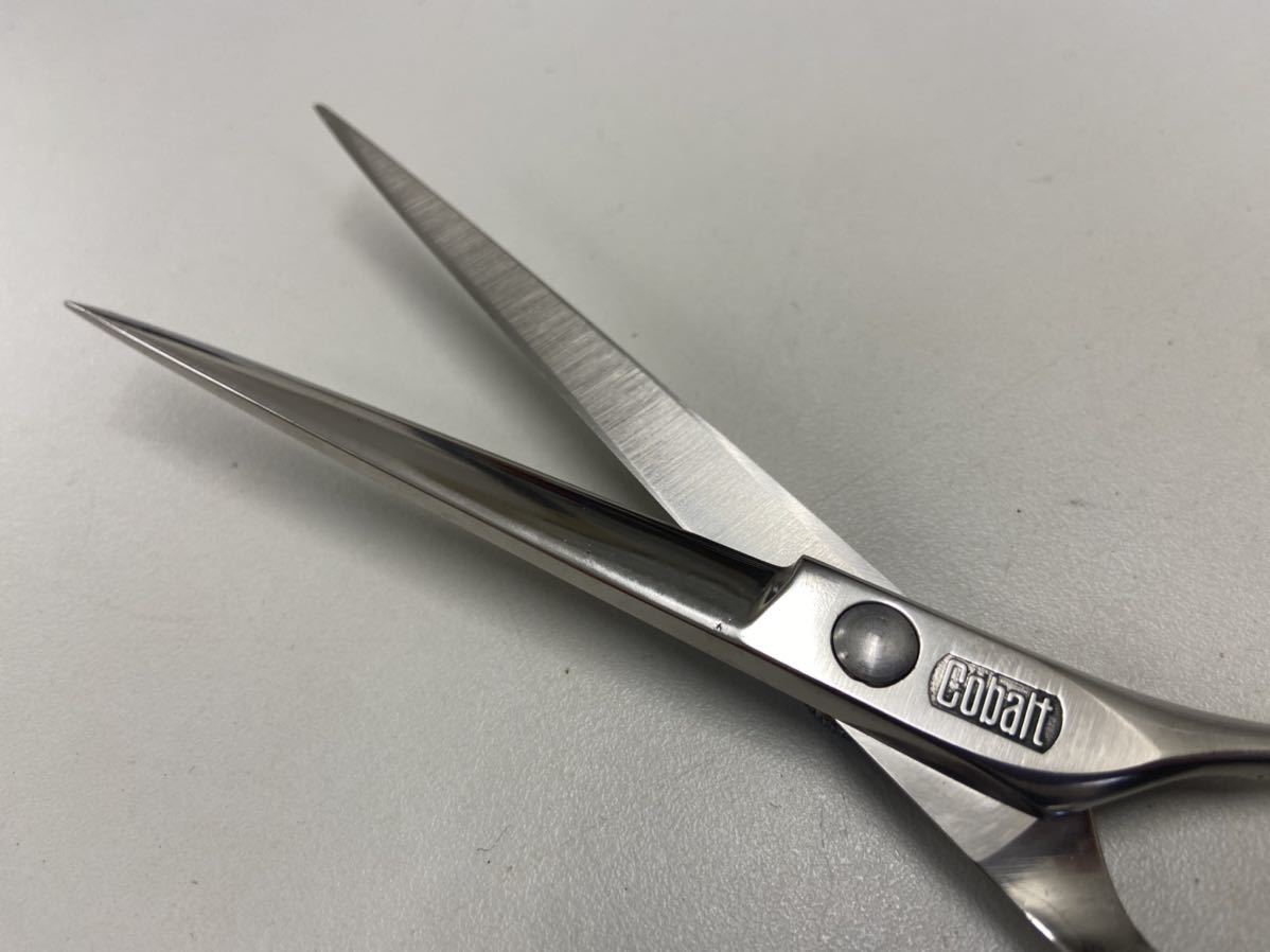 07な38 理容 ハサミ はさみ 鋏 シザー NIC cobalt