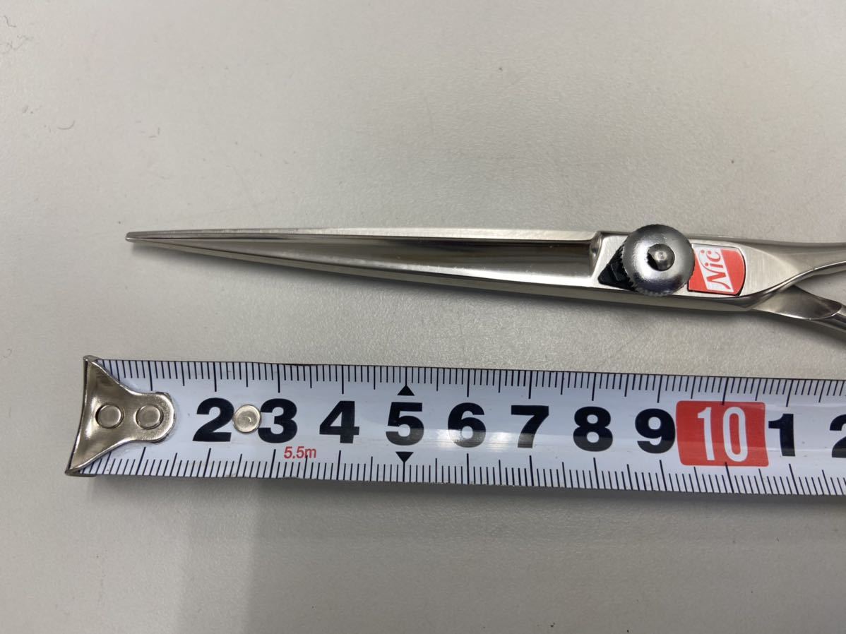 07な38 理容 ハサミ はさみ 鋏 シザー NIC cobalt
