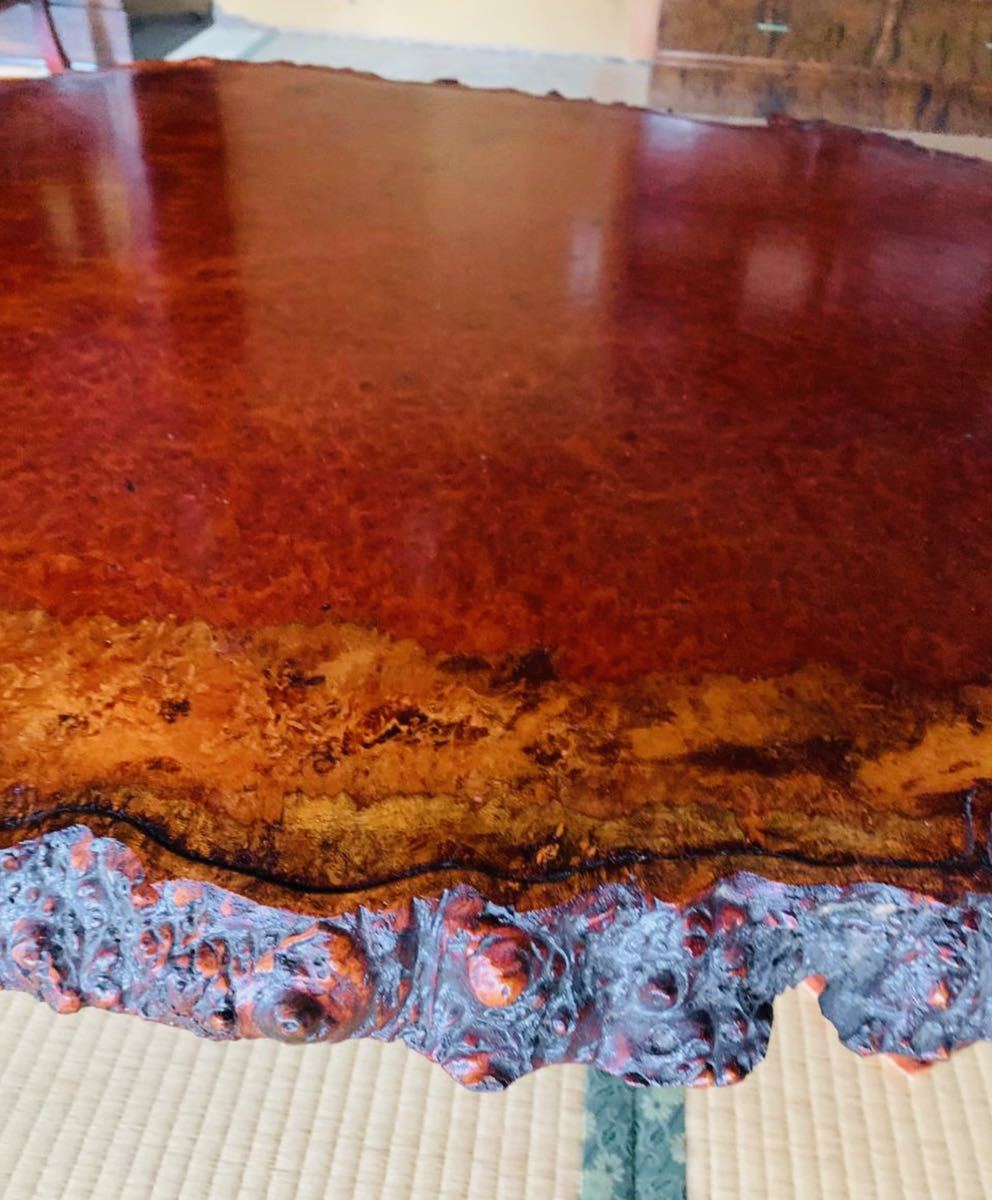 花台 飾り台 盆栽台 天然木 花梨一枚板 チーク総無垢材 無垢