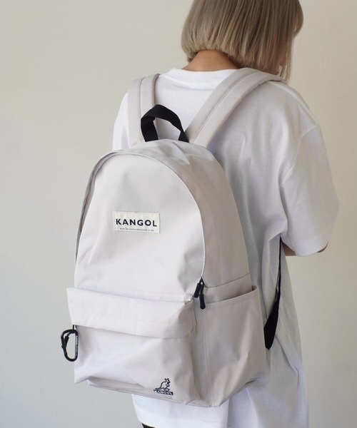 【激安大特価，品質保証】 NA/ KANGOL カンゴール カラビナ付き BOXロゴ リュック バックパック KGSA-BG00195 グレー(リュックサック、デイパック)｜売買されたオークション情報、yahooの商品情報をアーカイブ公開 - オークフ リュックサック、デイパック