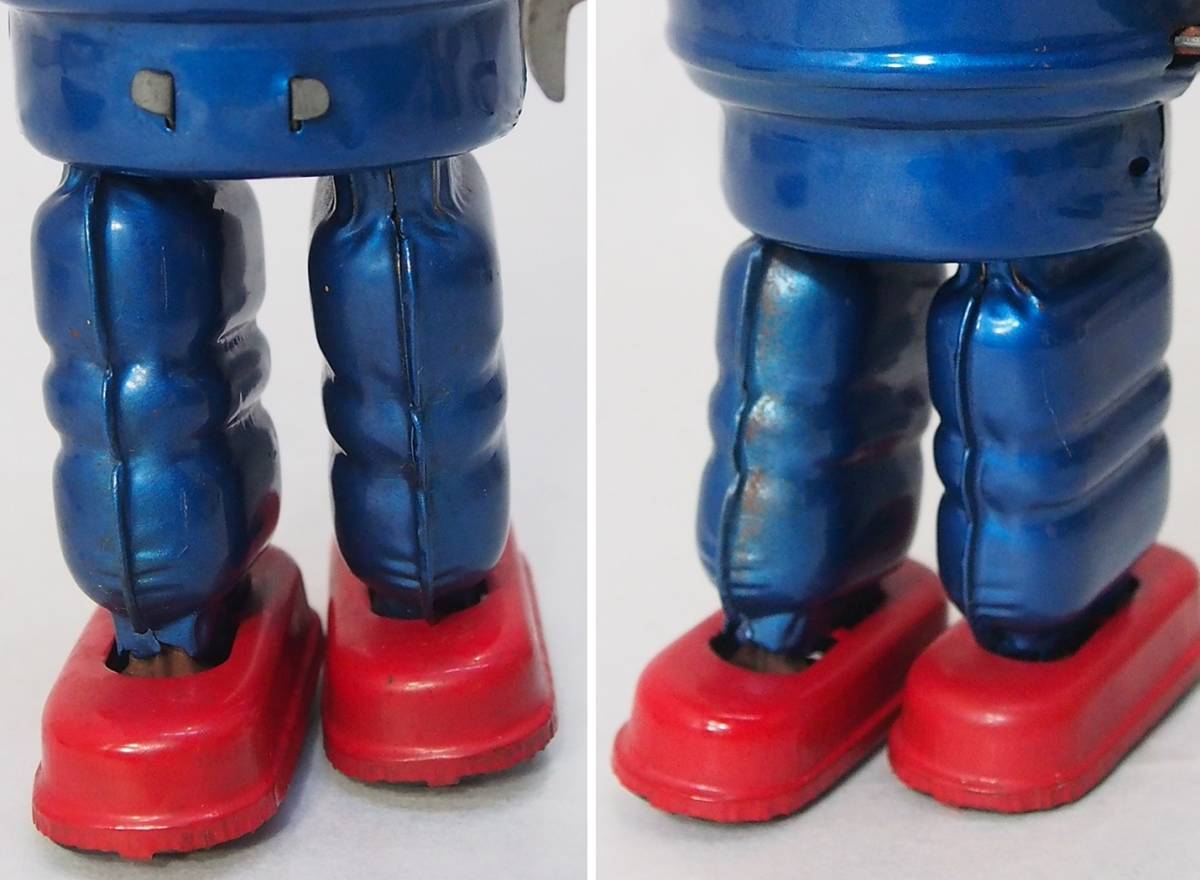 送料無料！希少！ヨネザワ　ブリキ　　少年ジェット　三角ロボット　コーンヘッド