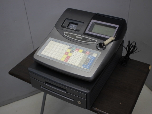09-16304 中古品 カシオ 電子レジスター TK-110 業務用 店舗用 お金