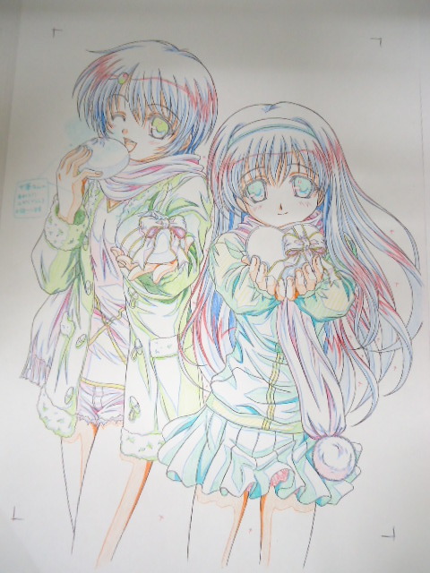 Pcゲーム アニメ イラスト 原画 手描き 史上最も激安 イラスト