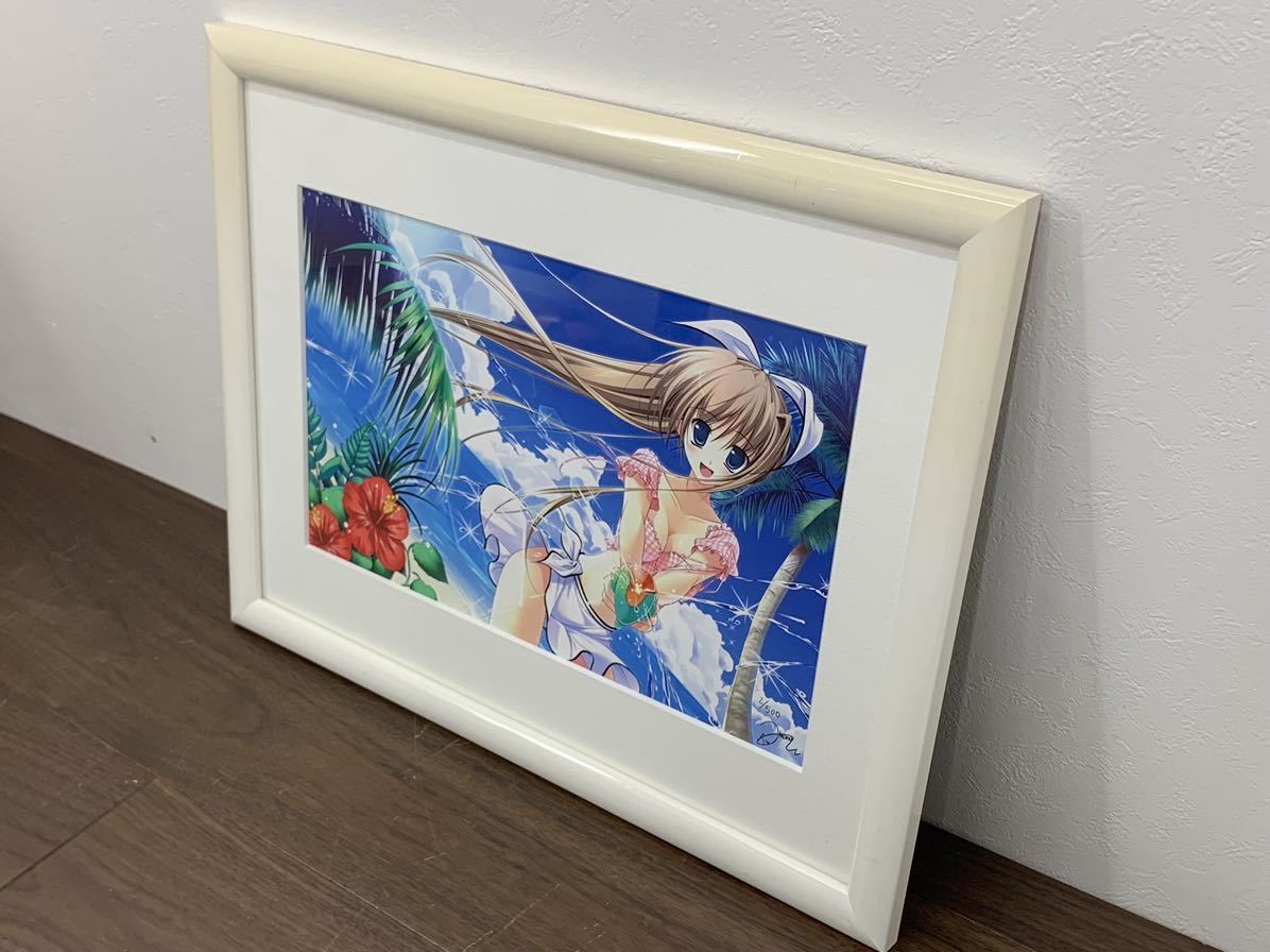 Ahc25 版画 イラスト サイン入 リトグラフ エディション 2 500 アニメ アート 絵画 美少女 水着 コミック アニメグッズ 売買されたオークション情報 Yahooの商品情報をアーカイブ公開 オークファン Aucfan Com