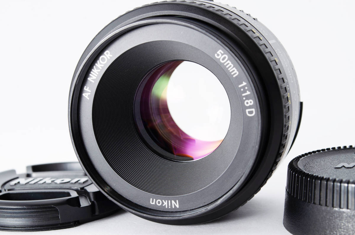 ☆美品☆ NIKON ニコン AF NIKKOR 50mm F1.8 D 明るい単焦点レンズ
