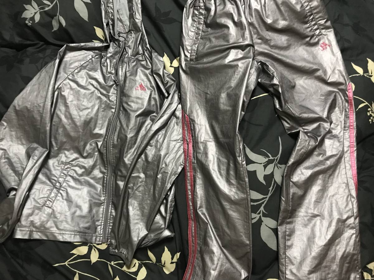 アディダス Adidas サウナスーツ 上下セット M used