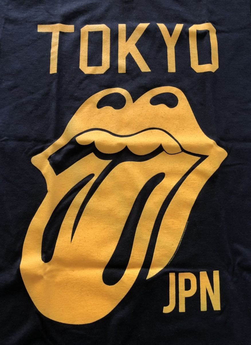 黒×黄M】ローリングストーンズ 2014 ツアー 公式Tシャツ「14 ON FIRE