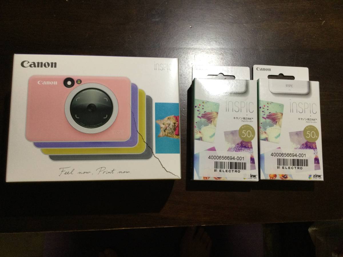 iNSPiC キヤノン ミニフォトプリンター スマホ用ミニフォトプリンター 