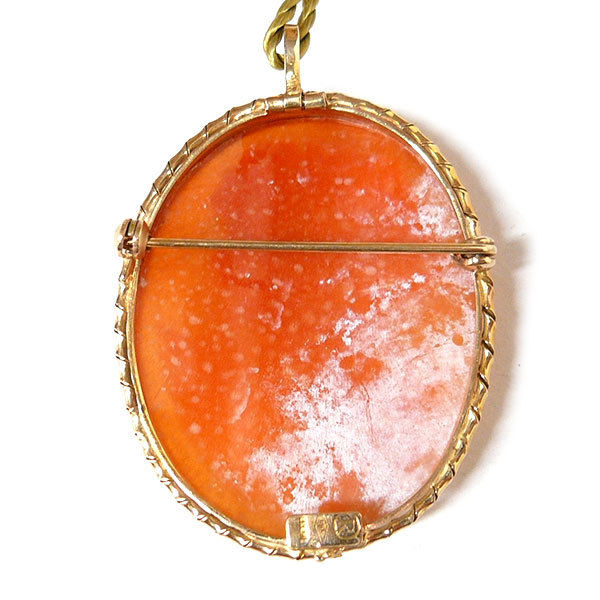 ◎ROBERTA GIOIELLI ロベルタジュエル シェルカメオ ブローチ