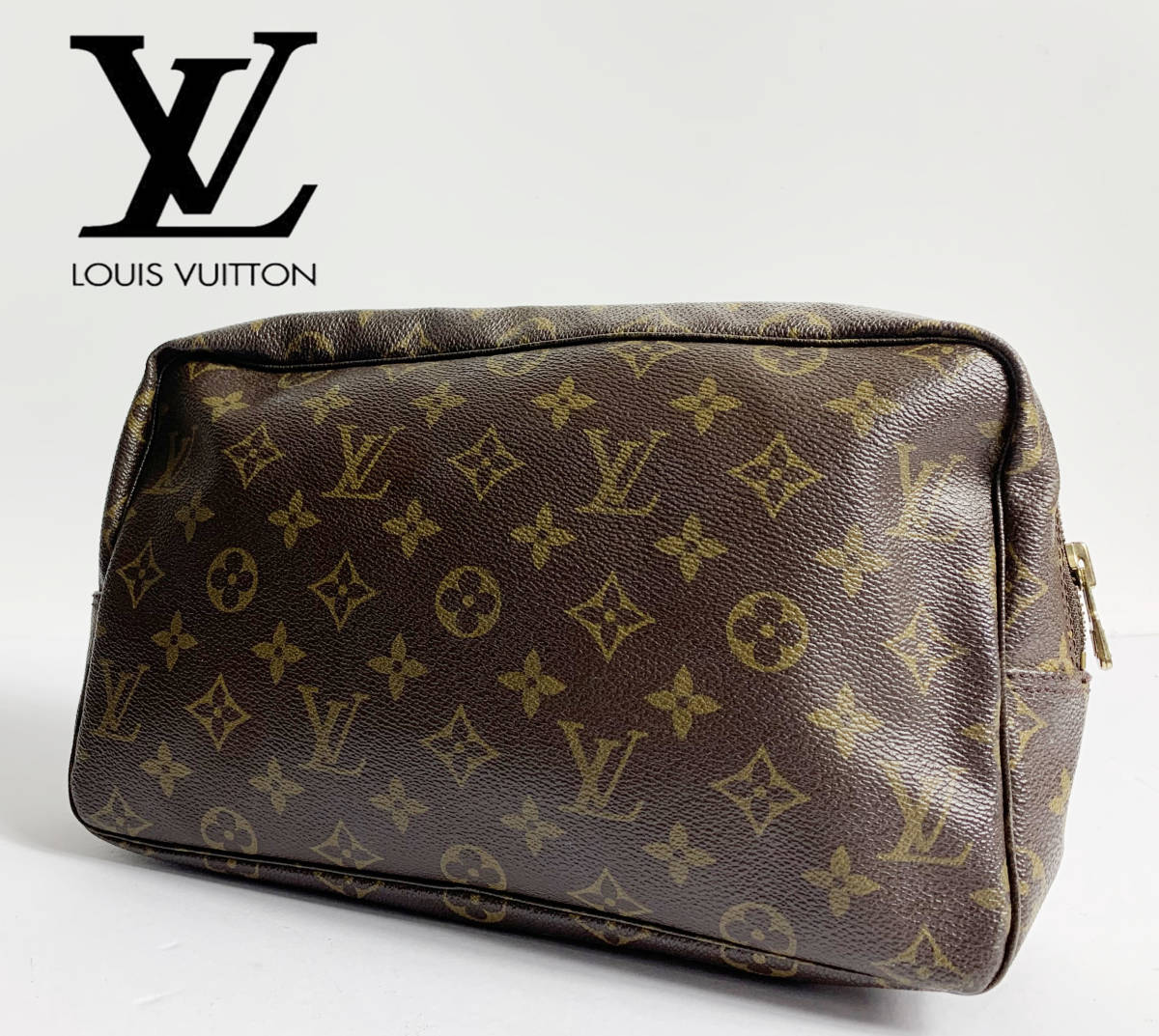 美品 LOUIS VUITTON ルイヴィトン モノグラム トゥルーストワレット28 