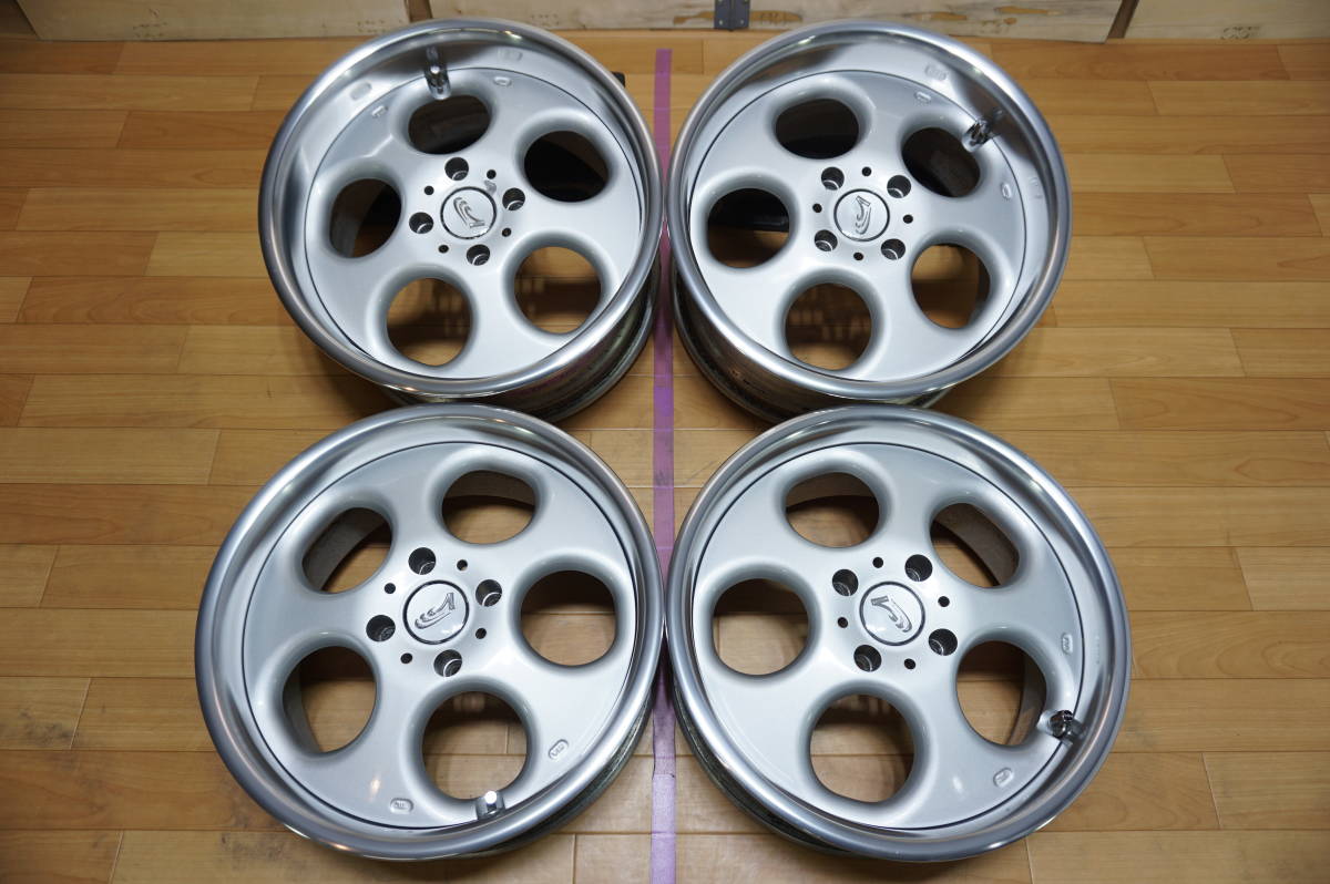 G758【希少】RAYS ドルチェ ワイド ☆ PCD100 7J+30 8J+34 当時物 2026