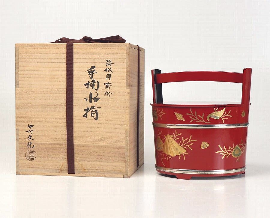 定番人気，限定SALE 茶道具 道場宗廣 傘 香合 共箱 I0710
