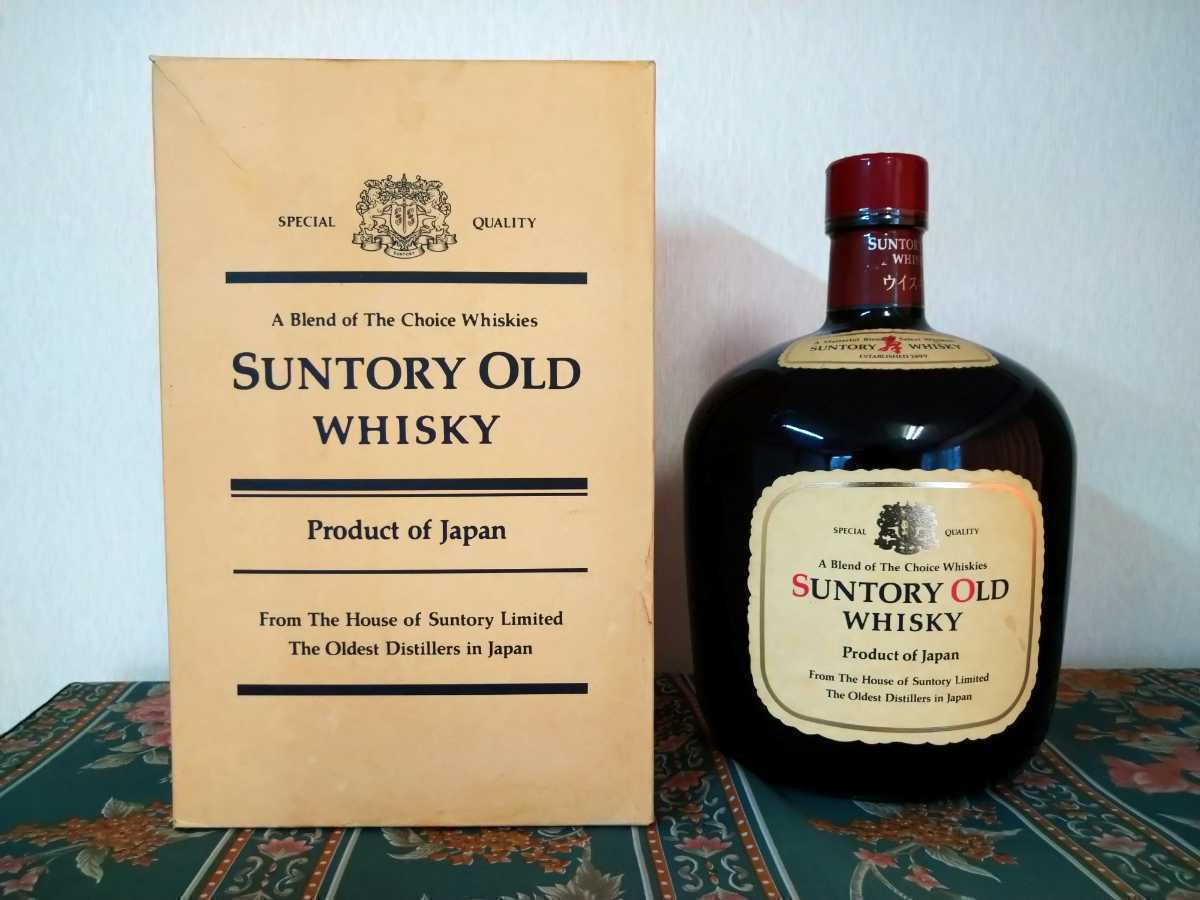 4000ml サントリー ウイスキー オールド 特級 土台付き 未開封 超