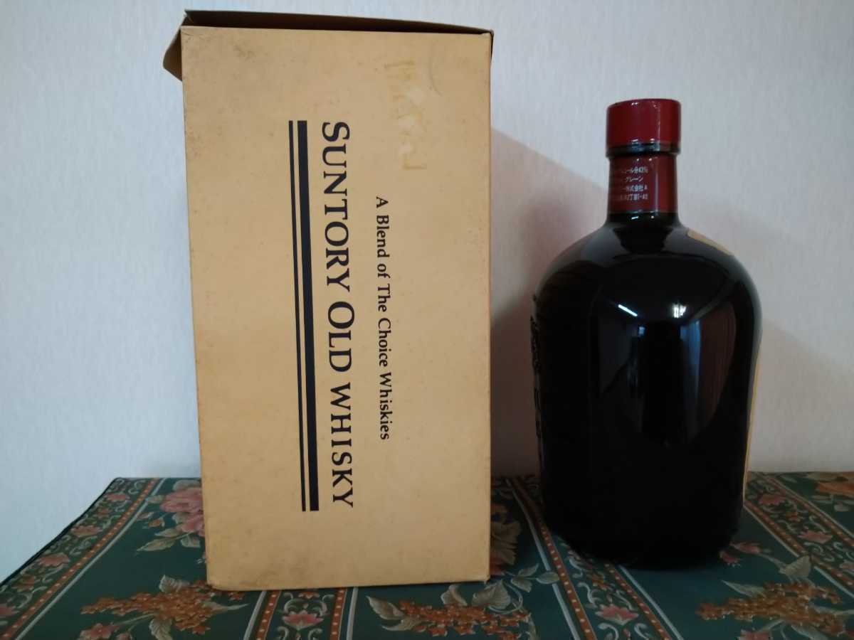 4000ml サントリー ウイスキー オールド 特級 土台付き 未開封 超