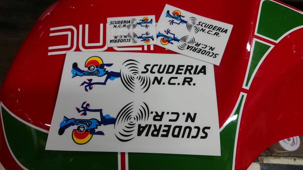 ※コロナ不況割引NCR3枚組※3，333円(通常出品3，980円)☆がんばろう割引☆DUCATI☆SCUDERIA NCR 3枚組☆MHR900SS 750F1 F3