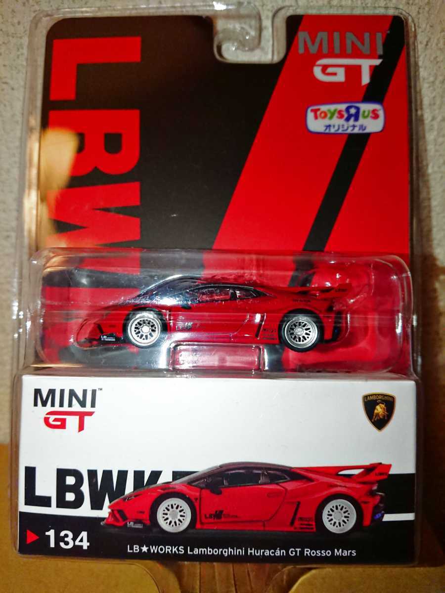 トイザらス限定 希少品 MINI GT LAMBORGHINI HURACAN GT ROSSO MARS LB