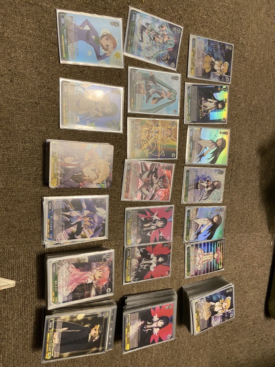 ヴァイス　サインカード　まどマギ　ミク　シンフォギア　アクセルワールド　デッキ　まとめ売り_1