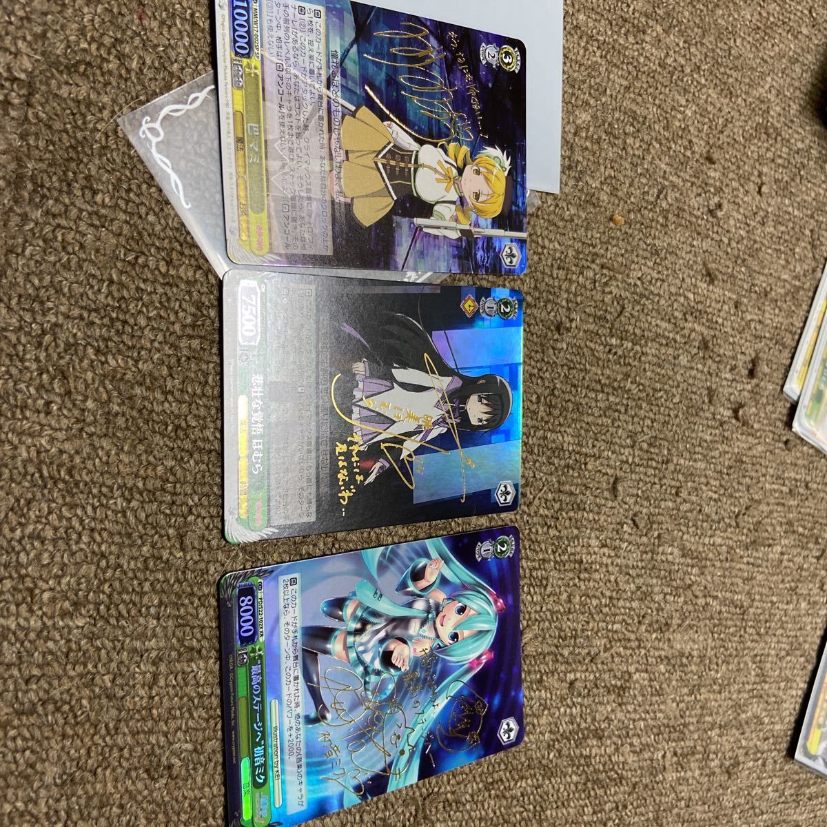 ヴァイス　サインカード　まどマギ　ミク　シンフォギア　アクセルワールド　デッキ　まとめ売り_8