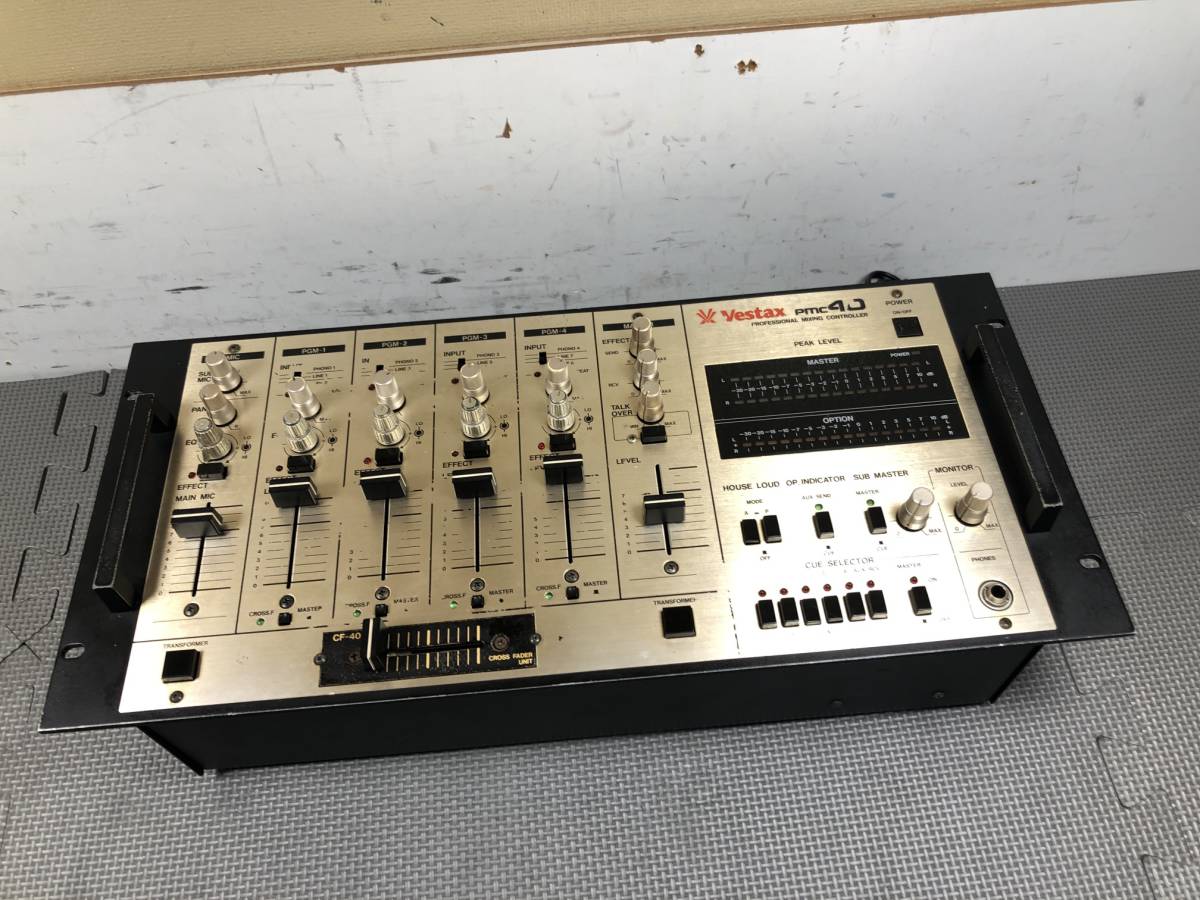 VESTAX DJミキサー Vestax 良品｜Yahoo!フリマ（旧 メンテ済み PMC40
