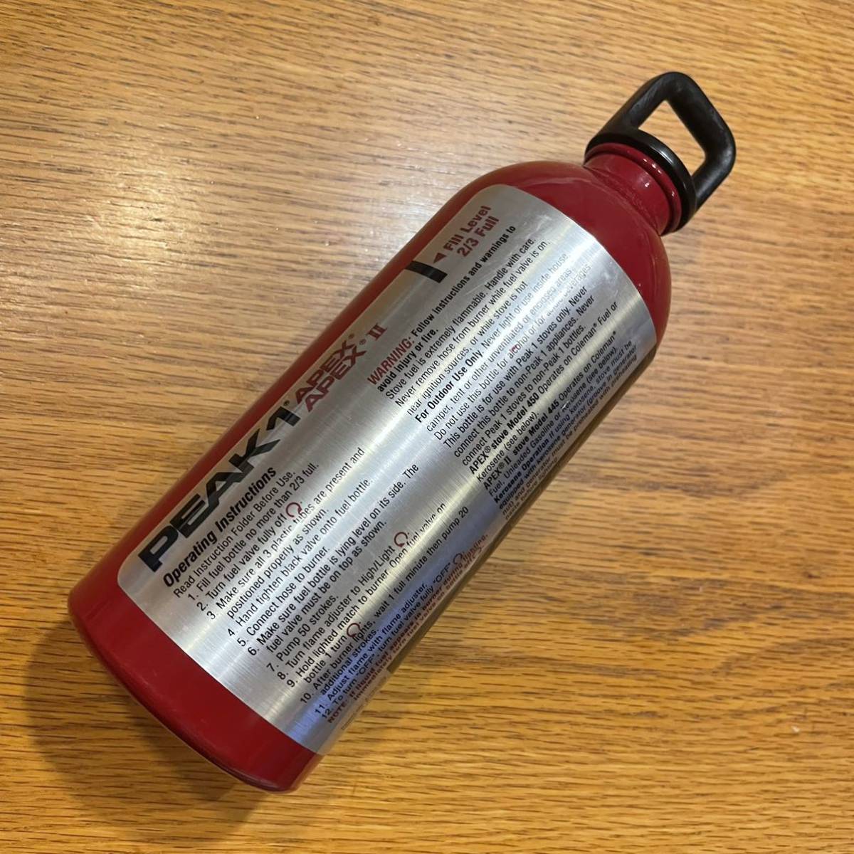 デッドストック コールマン フューエルボトル Peak 1 未使用品 650ml 