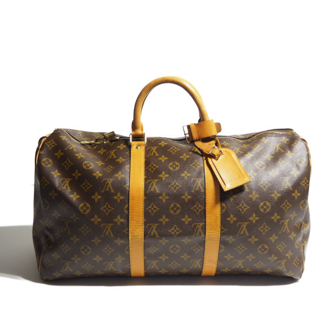 J3066z3 ▼LOUIS VUITTON ルイヴィトン▼ フランス製 キーポル50 モノグラム ボストンバッグ / ハンドバッグ M41416