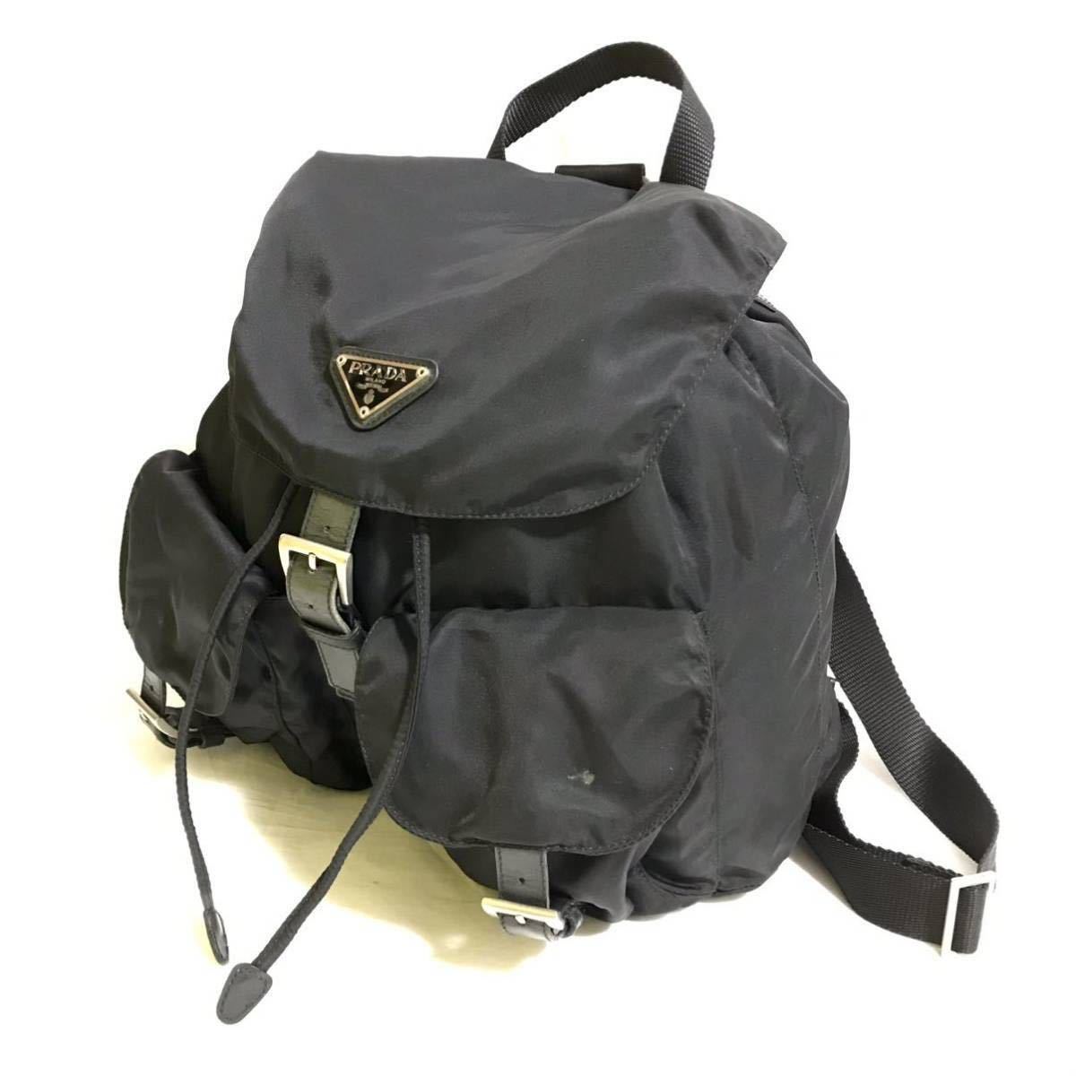 美品○プラダ/PRADA○ナイロン○リュック/バックパック○レディース 