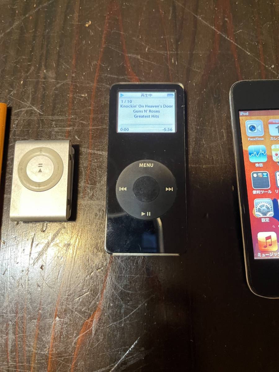 1-457 160GB 32GB 1GB 8GB iPod 5台セット 動作品 Apple 160GB 7th classic