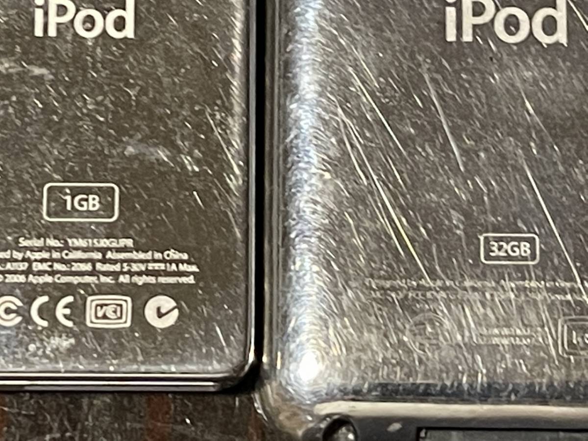 1-457 160GB 32GB 1GB 8GB iPod 5台セット 動作品 Apple 160GB 7th classic