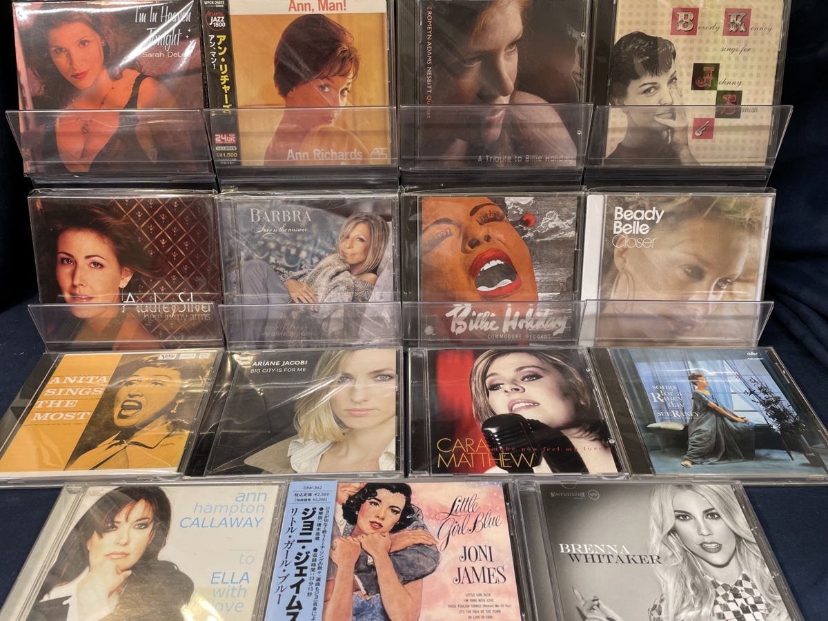 ジャズ中古CD60枚女性ヴォーカルセット【0903KK70】Ann Richards, Ella Fitzgerald, Barbra Streissnd, Chris Connor, Billie Holiday, etc