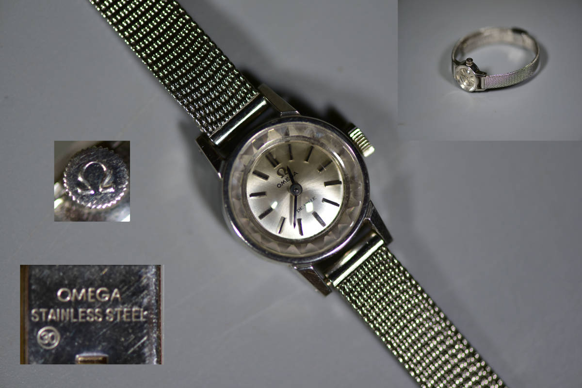 オメガ 稼働品 OMEGA Deville レディース 手巻き 腕時計 OMEGA オメガ 