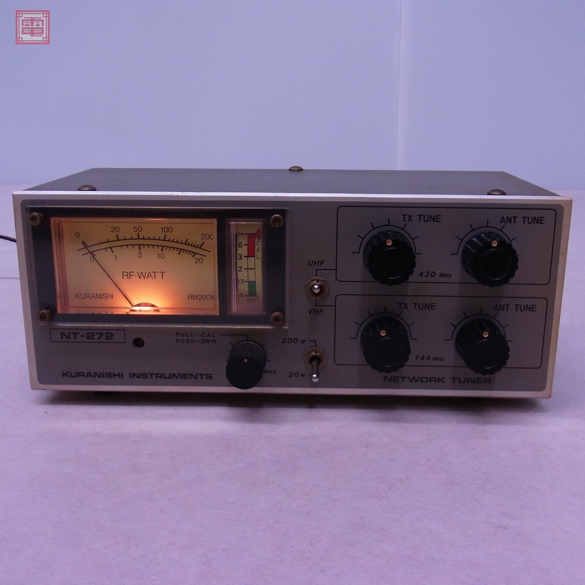 クラニシ NT-272 144/430MHz アンテナチューナー ネットワーク