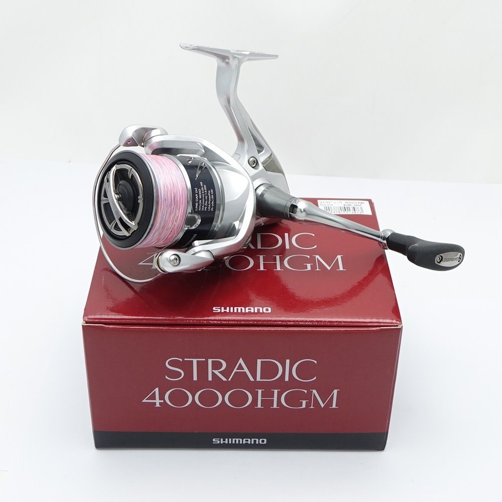 ◆◆ SHIMANO シマノ STRADIC 4000HGM-K スピニングリール 03416 一部地域を除き送料無料 やや傷や汚れあり