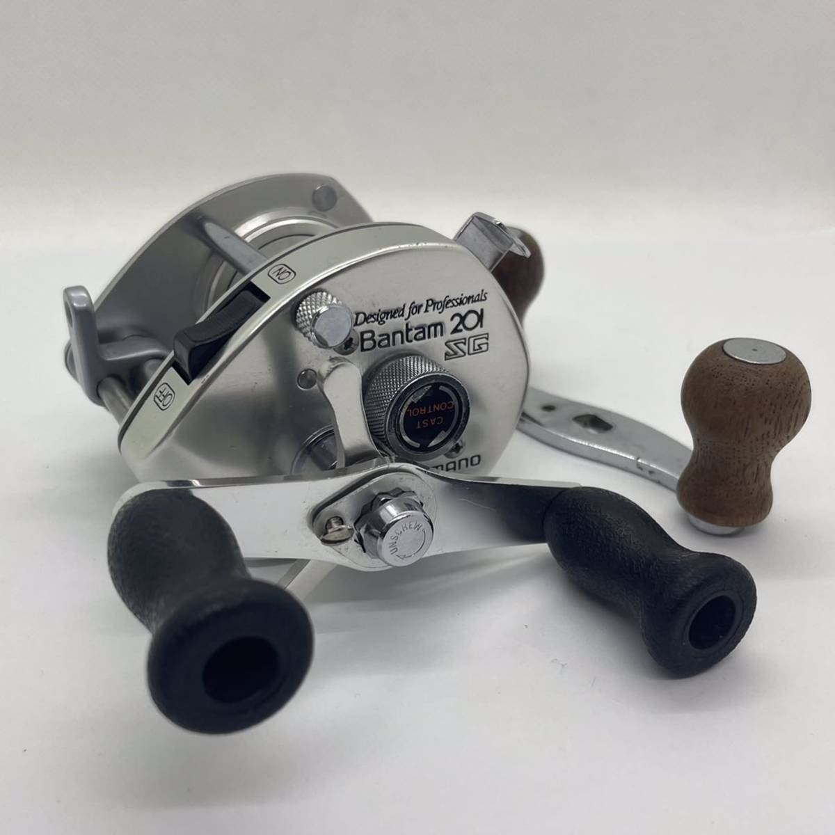 フィッシング SHIMANO オールド ベイトリール バンタム201SG 左巻き