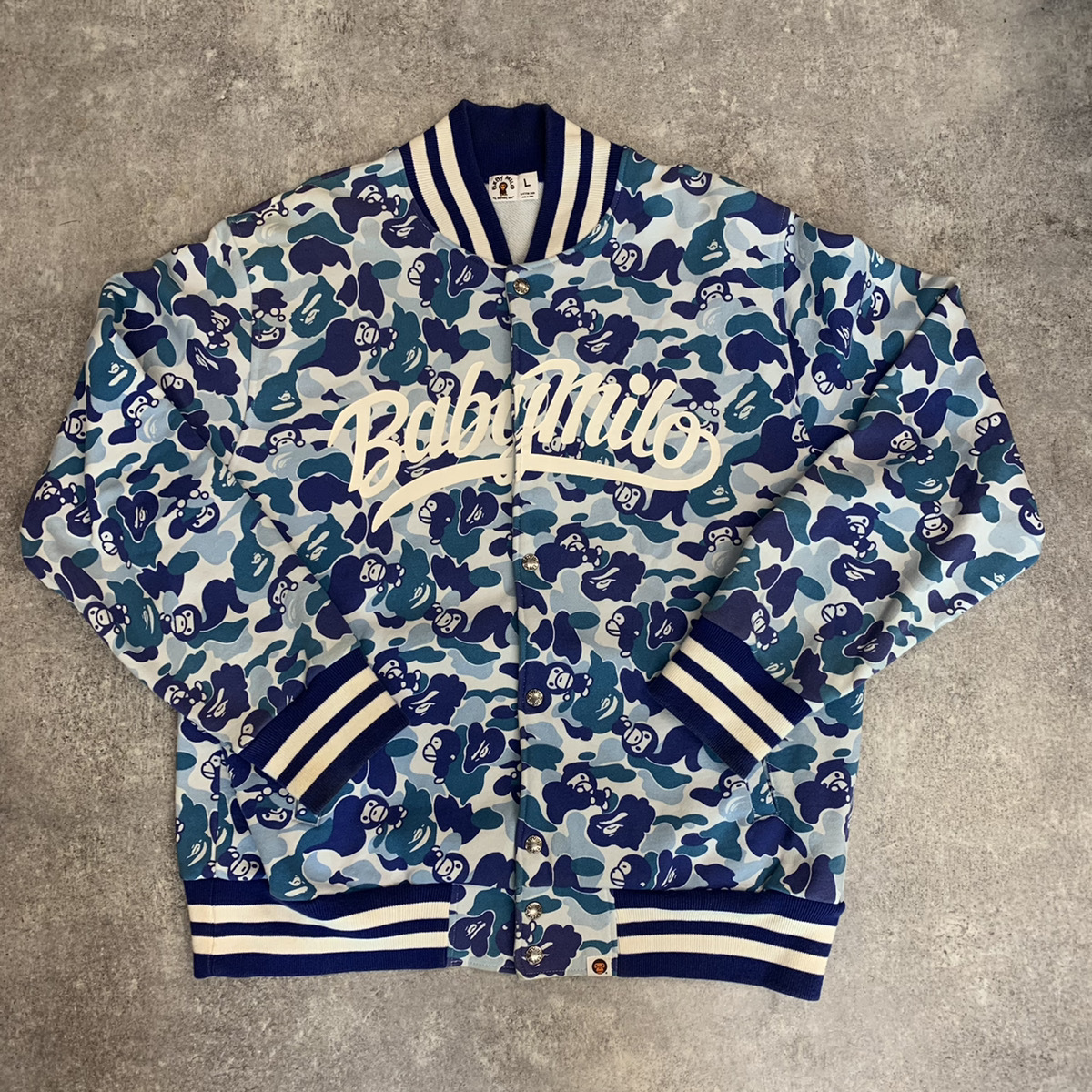 ○A BATHING APE ア ベイシング エイプ ABC milo camo スウェット 