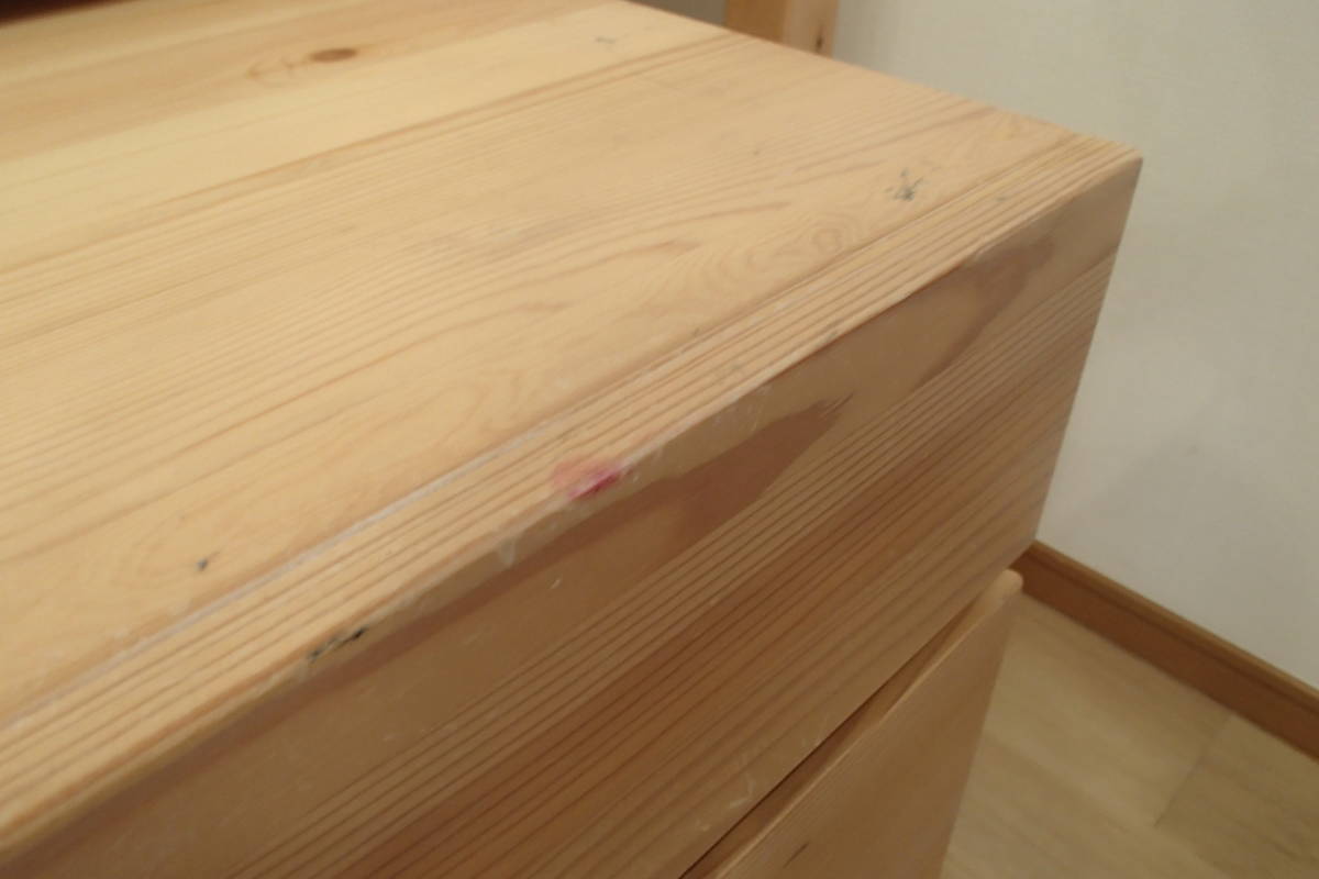 無印良品 パイン材 | デスク 廃盤 無垢材 キャビネット 無印良品（MUJI