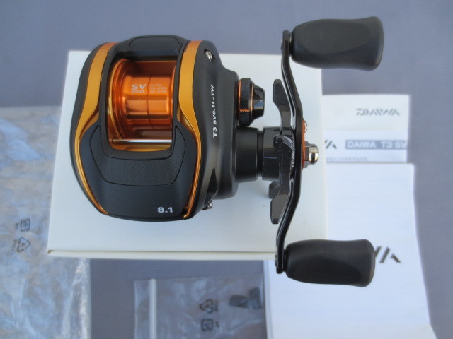 ダイワ SV T3 DAIWA 美品 左ハンドル 8.1L-TW 左 Daiwa 8.1 ローラー 人気