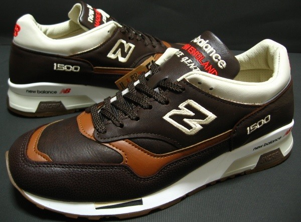 新品本物 New Balance M1500GNB 英国製 最高級オイルド オールレザー スニーカー US8 26cm ブラウン GENTLEMAN PACK